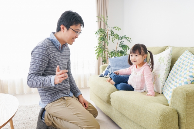 father and child